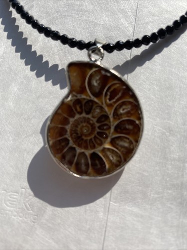 Onyxcollier mit ammolith - onyxcollier,