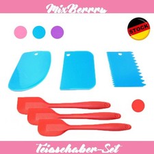 ✅ 3er Teigschaber Spatel Set