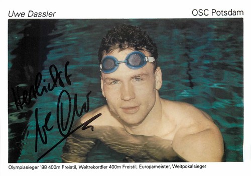 Autogramm uwe dassler - dassler,