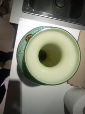 Art Deco Glas Vase, Bohemian Glass, Wilhelm Kralik Sohn, Böhmen um 1920-1930