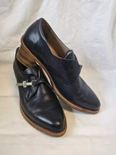 Neosens Unisex Schuhe Gr.40 echt Leder Slipper Blau Handmade Gefertigt 