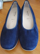 Hassia Damenschuh Premium Komfort Gr. 5 PETRA-G Blau Wildleder N E U W E R T I G