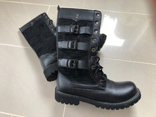 Herren Stiefel Gr. 45 neu schwarz ausgefallen Herbst Winter