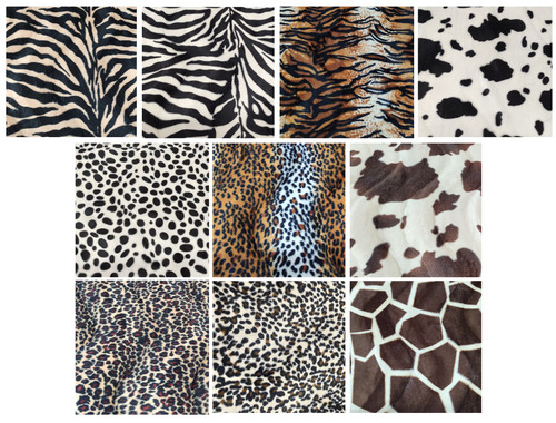 Superweicher tierdruck velboa - superweicher,