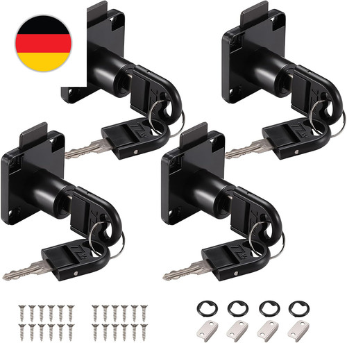 4stk schrankschloss mit - schrankschloss,