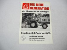 Schlüter Compact 850 Traktomobil mit Silence Technik Prospekt 1974