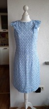 Edc Esprit Kleid Etuikleid Sommerkleid Blau Weiß 40 Hochzeit 