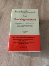 Handelsgesetzbuch HGB Kommentar, 41. Auflage 2022
