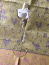 Kerzenhalter Teelicht Blütenvase Glas modern elegant LED-Licht