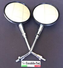2x Rückspiegel Verchromt Roller Gewinde M10 Motorroller Retro Znen Casabike
