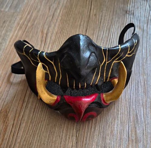 Oni halloween vollmaske mit - oni-/halloween,