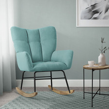 Schaukelstuhl Sessel Schaukelsessel Relaxsessel Polstersessel Wohnzimmersessel