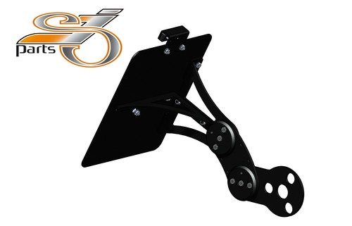 Kennzeichenhalter seitlich