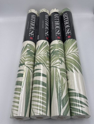 Arthouse palme creme grün - x,
