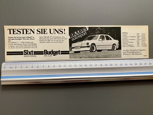 Sixt budget brabus mercedes - brabus,