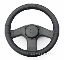 Passend für OPEL Modelle Lenkradbezug, Lenkradhülle ECHTES LEDER / Schwarz