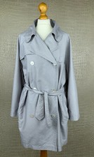 ZAPA Damen 36 /38 Mantel Coat gepunktet oversized Blogger Boho Jacke Punkte #306