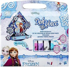 Brandneu Hasbro Play-doh Vinci Frozen Eiskönigin Türschild Teig Bastelset