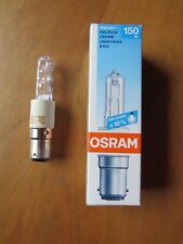ECHTE OSRAM HALOLUX CERAM B15d 150W 64471 KL KLAR MADE IN GERMANY 64498 DIMMBAR