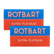 Rotbart Double Edge Rasierklingen für Rasierhobel DE Klingen 