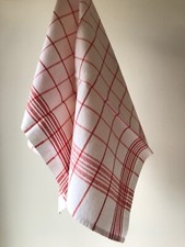 Sechs Antike Feine Franz. Geschirrtücher Torchons Leinen Baumwolle Handmade