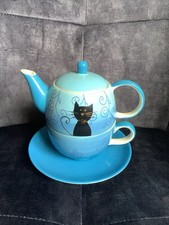 Teekanne mit Tasse 2in1 Teebereiter