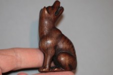 Japanese Antique Netsuke Wolf