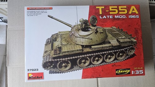 Miniart soviet tank - soviet, t-55a