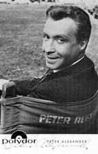 Peter Alexander+ - seltenes original Autogramm auf polydor Karte