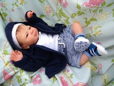 Reborn Baby Junge Max (Majara) 19 Zoll 5 Pfund 4 Unzen Elisa Marx JosyNN Josy Neugeborenen Kinderzimmer