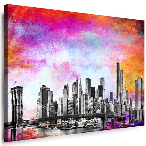 Leinwand bild new york - leinwand,