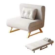 Schlafsofa mit Bettfunktion Klappsessel mit Verstellbarer Rückenlehne Sofabett