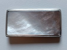 Brosche Silber Perlmutt