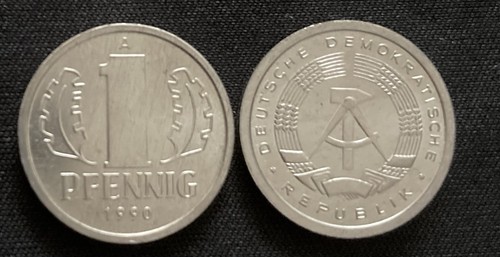 Ddr pfennig 1990 rar - a,