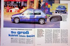 Sport Auto 05/1995 Wirklich gut? Peugeot 106 XSi mit 94PS im 100TKM-Dauertest au