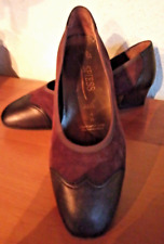 Spiess Damenschuhe  Pumps "Elegance" für Einlagen Gr. 4 Leder Braun Modell Julia