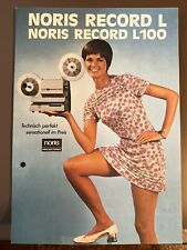Noris Record L, L100  - Prospekt 4 Seiten von 9.70