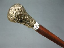 Edelholz Messing  Gehstock