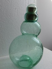 Große Parfum Factise Azzaro Eau Belle aus zart Türkisfarbenem Glas