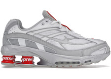 Nike shox Supreme White/Grey
