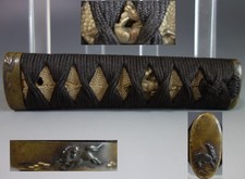 Tsuka Griff Griff Pferd Menuki