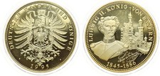 Medaille - Ludwig II