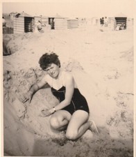 Vintage Photo Pretty Woman in