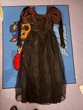 Gothic Kleid Schwarz/ Bordeaux