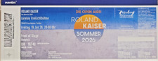 Roland Kaiser 1 St. Loreley FOS Ticket St. Goarshausen 19.06.2026 FOS 1 Stück