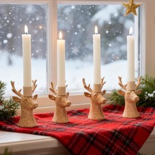 Hirsch kerzenständer set - kerzenständer,