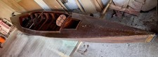 Paddelboot Holz Mahagoni mit