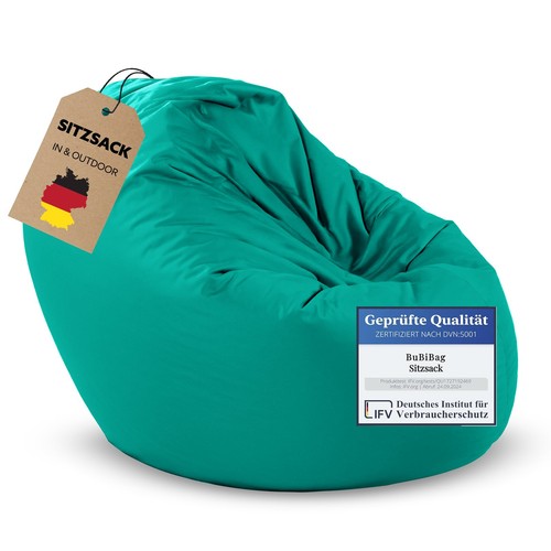 Sitzsack 2in1 türkis 155cm - 2in1,