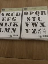 Nagelneues Stampin Up Stempelset, Morgenpost Alphabet