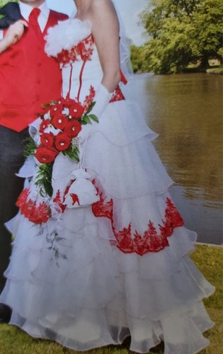 Brautkleid 38 gebraucht - gr.,